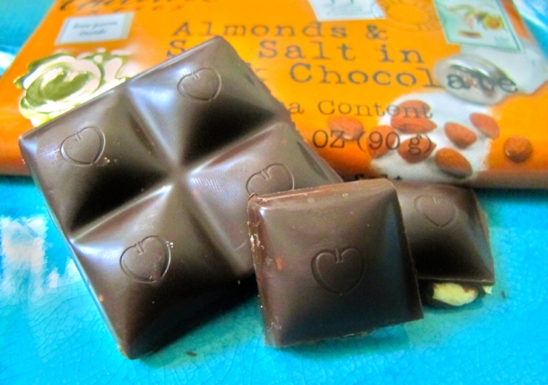 almond and sea salt chocolate